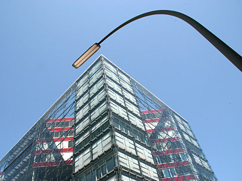 Office building and lamp