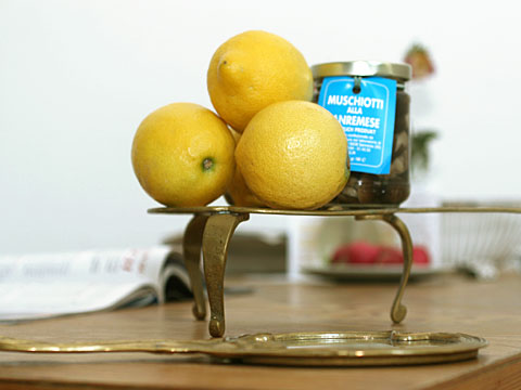 Lemons on Table